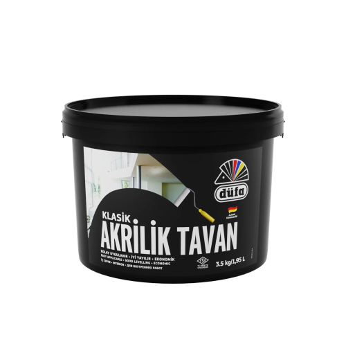 Düfa Akrilik Tavan Boyası Beyaz 3.5 kg - 4