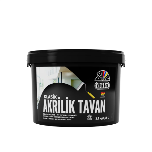 Düfa Akrilik Tavan Boyası Beyaz 3.5 kg - 1