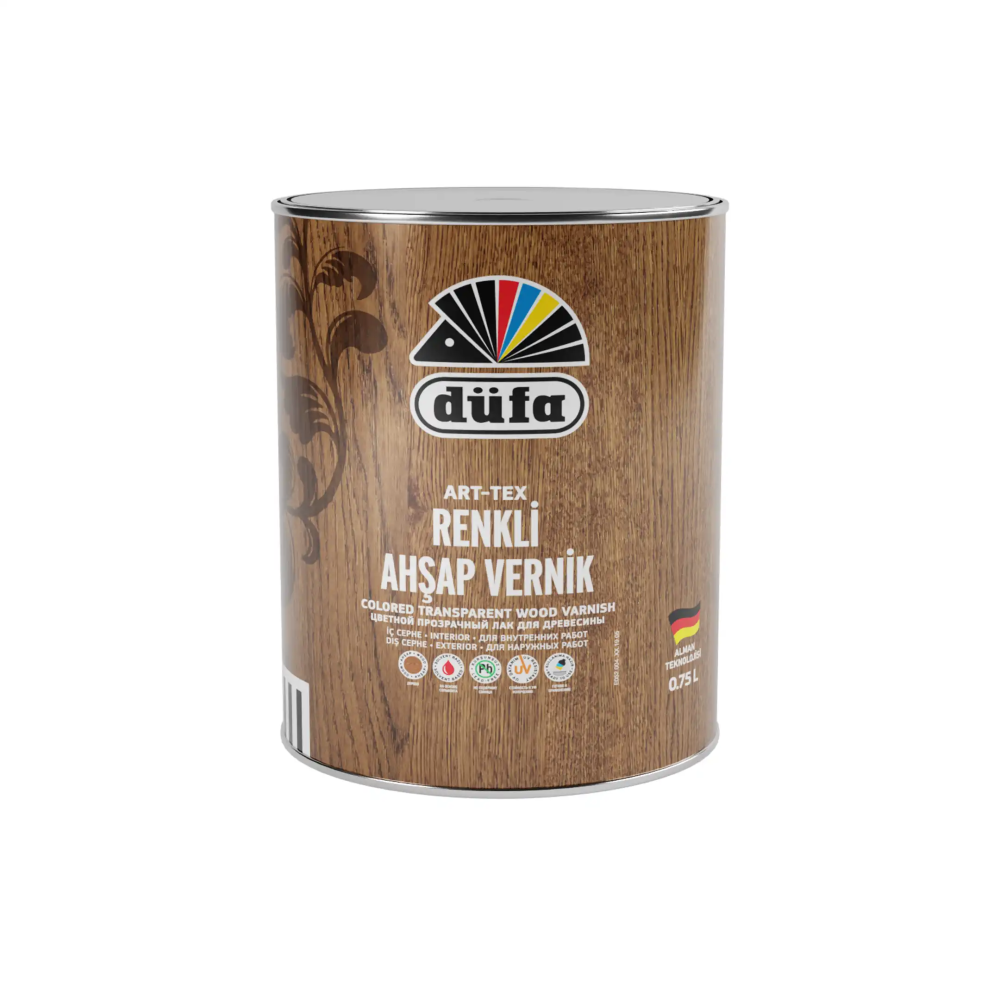 Düfa ART-TEX Renkli Ahşap Verniği 0010 Naturel 0.75 l - 2