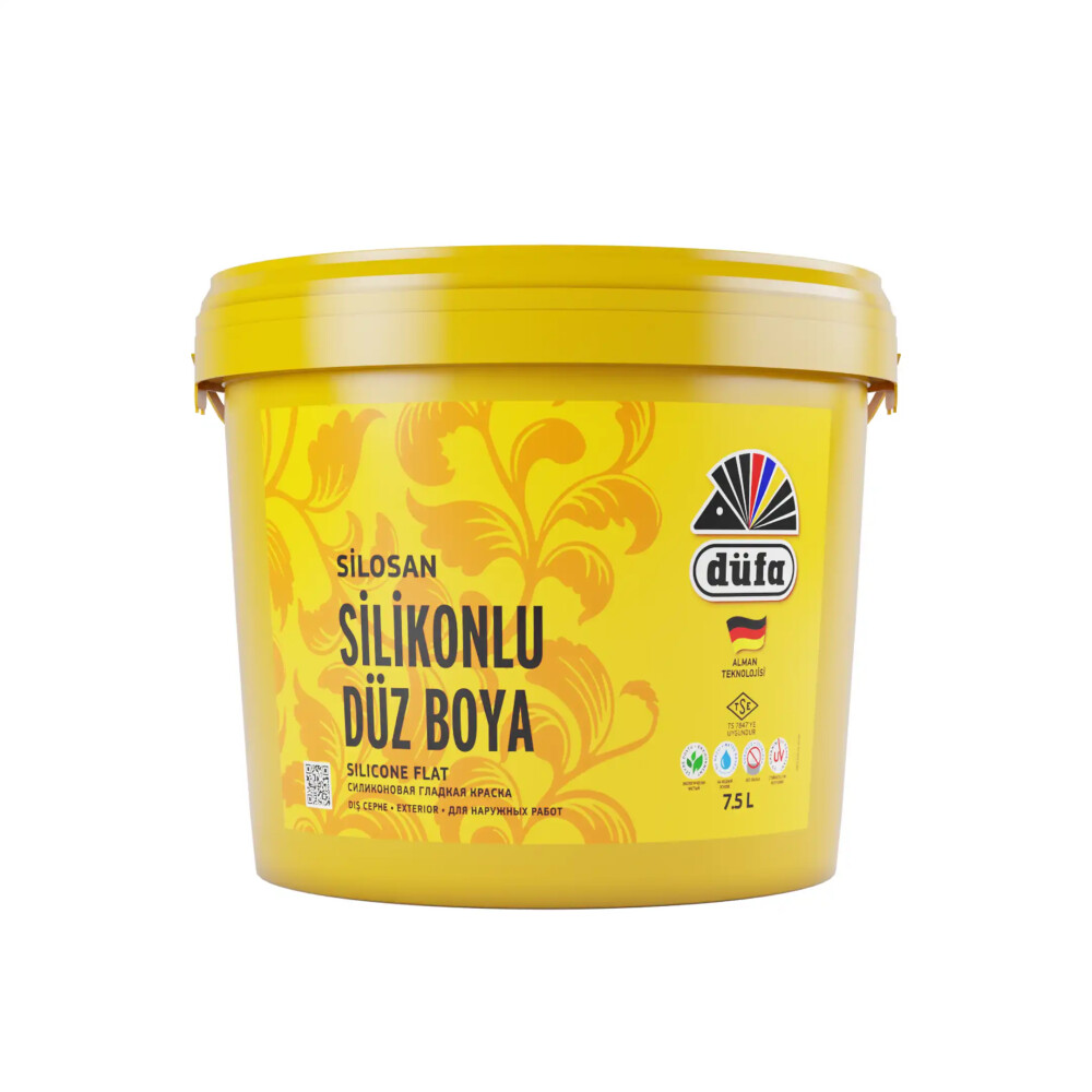 Düfa Silikonlu Düz Dış Cephe Duvar Boyası 2084 Pastel 7.5 l - DÜFA