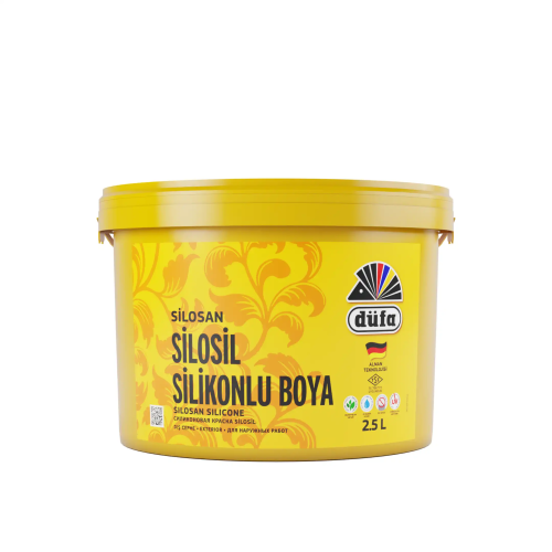 Düfa Silosil Silikonlu Dış Cephe Duvar Boyası 1001 Beyaz 2.5 l - 1