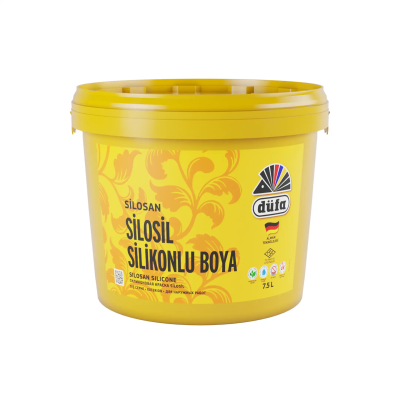 Düfa Silosil Silikonlu Dış Cephe Duvar Boyası 1054 Açık Krem 7.5 l - 4