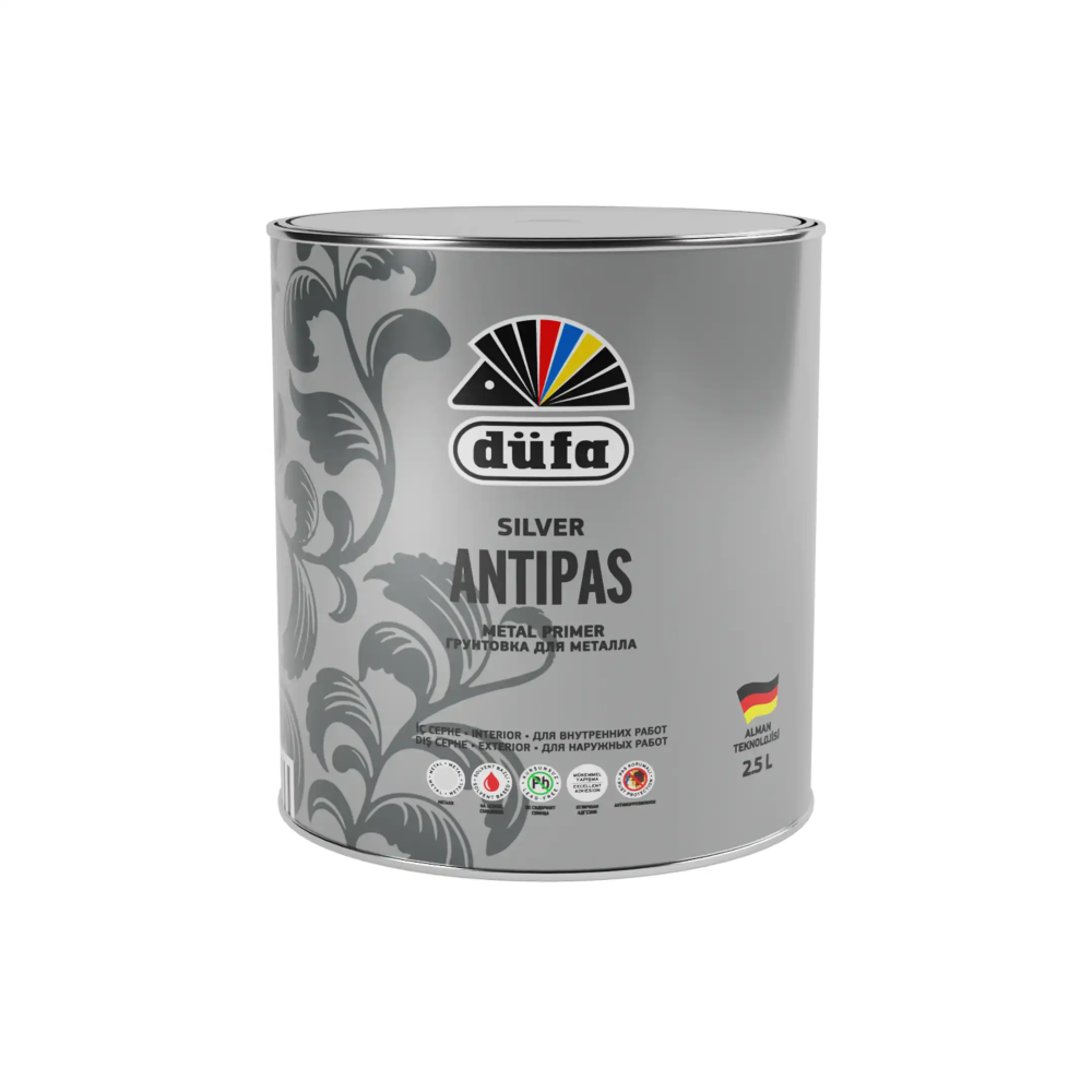 Düfa Silver Antipas Boya Beyaz 1001 Beyaz 2.50 l - 2