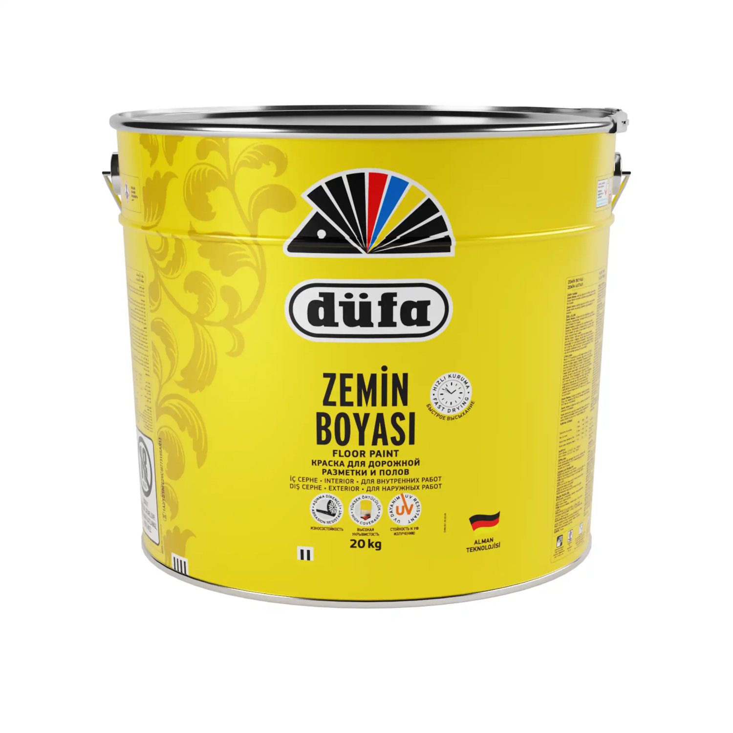 Düfa Zemin Boyası 9010 Antik Beyaz 20 kg - 2